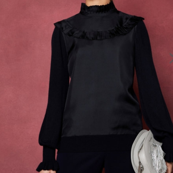 🍒NWOT🍒 TED BAKER CASHMERE BLEND SWEATER - Picture 8 of 14